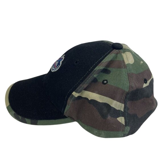 Pensacola Blue Wahoos Snapback Baseball Cap Camo Black Adjustable - Picture 2 of 5